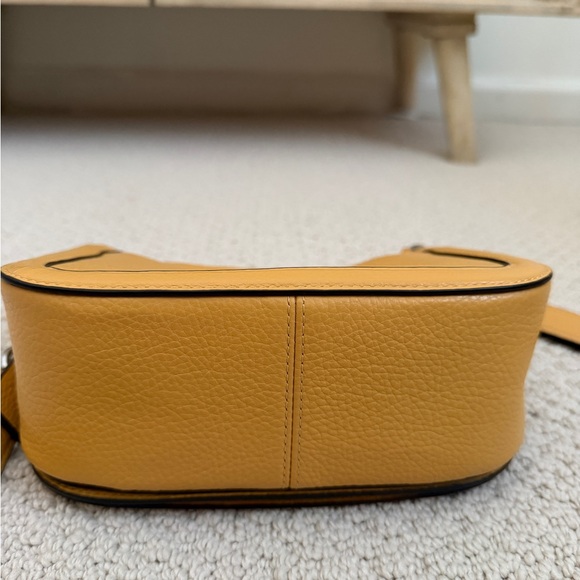 Coach Mustard Yellow Leather Crossbody Bag - Picture 4 of 10